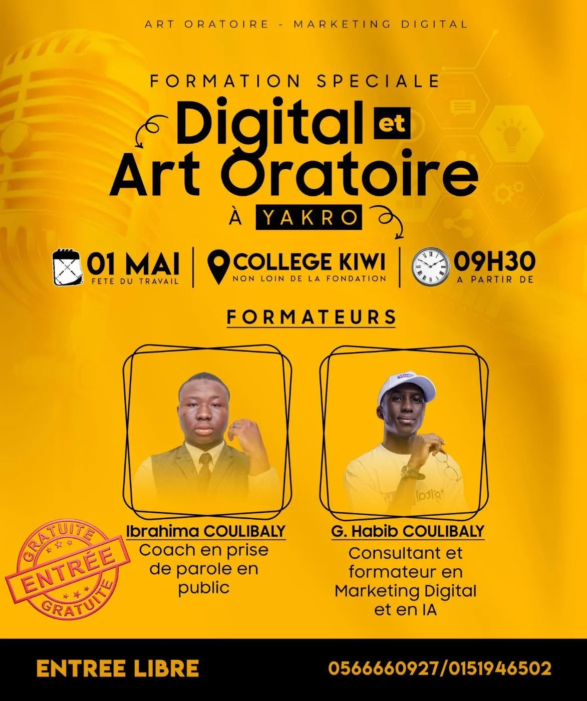 Digital et Art Oratoire à Yamoussoukro