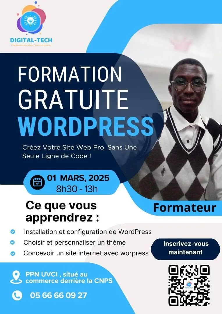 Formation gratuite WordPress