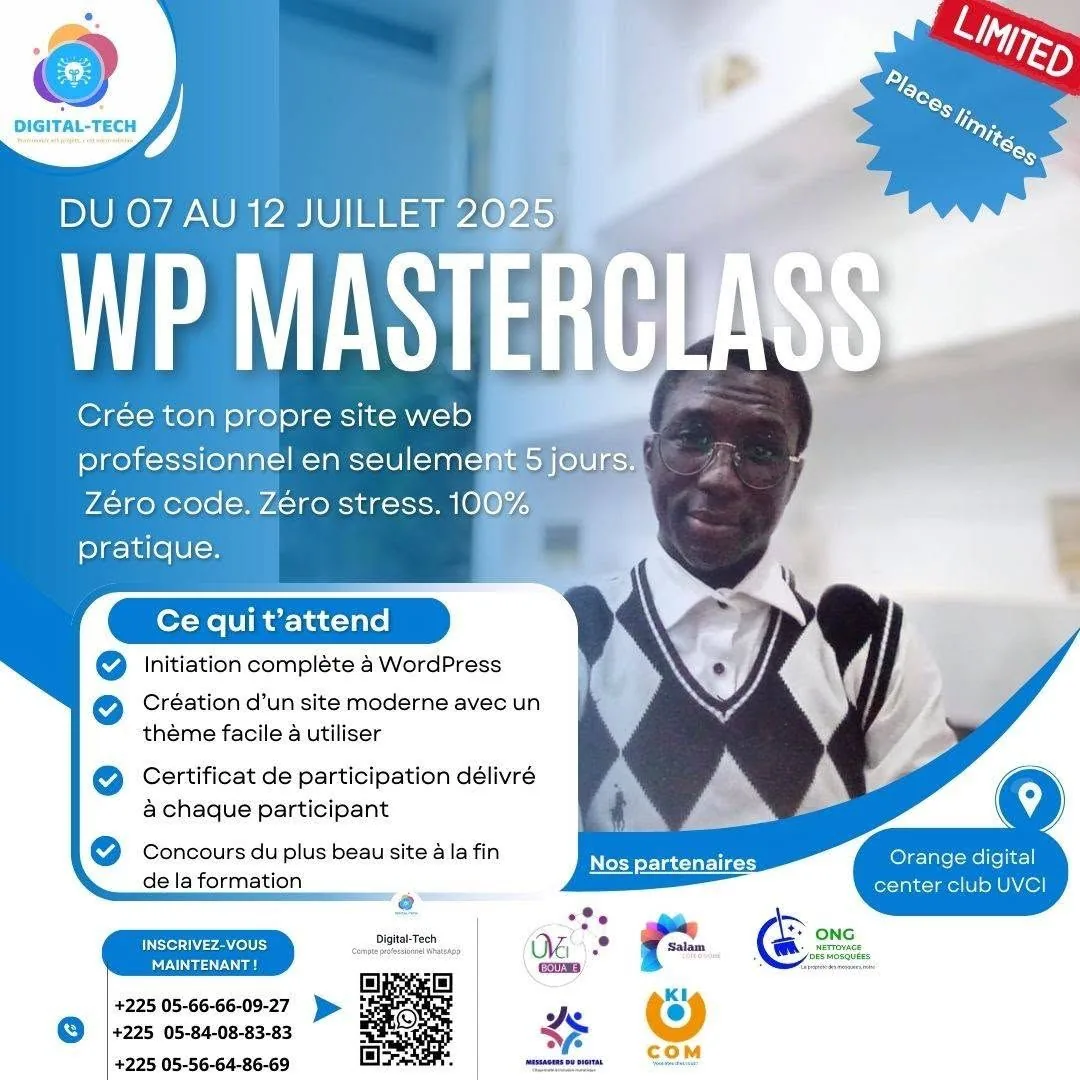 WP Masterclass, juillet 2025